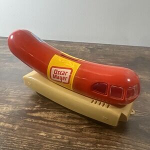 Vintage Oscar Mayer "WIENERMOBILE" - 13" Coin Bank - Hot Dog Wiener Mobile